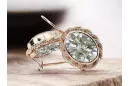 Zircon Original Jahrgang 14K Rose Gold Ring Vintage Stil vec007r