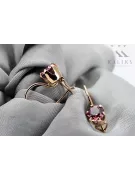 Ruby Original Vintage 14K Rose Gold Inel Vintage vec056r