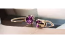 Amethyst Original Vintage 14K Rose Gold Ring Vintage Stil vec056r