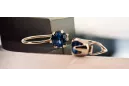 Vintage Ring Sapphire Original Vintage 14K Rose Gold vec056r