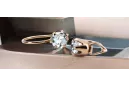 Inel Zircon Original Vintage 14K Rose Gold Vintage craft vec056r