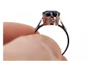 Original Vintage 14K Rose Gold Sapphire Ring Vintage Jewlery vrc366r