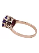 Russe rose soviétique 14k 585 or Alexandrite Ruby Emerald Sapphire Zircon ring vrc189