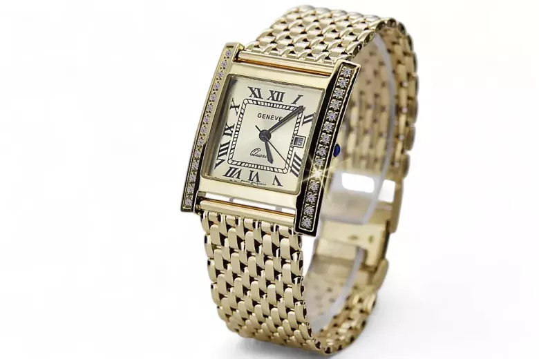 Goldene Herrenuhr Geneve ★ https://zlotychlopak.pl/de/ ★ Goldreinheit 585 333 Niedriger Preis!