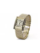 Gold men's watch Geneve ★ zlotychlopak.pl ★ Gold purity 585 333 Low Price!