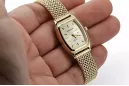 Gold men's watch Geneve ★ zlotychlopak.pl ★ Gold purity 585 333 Low Price!