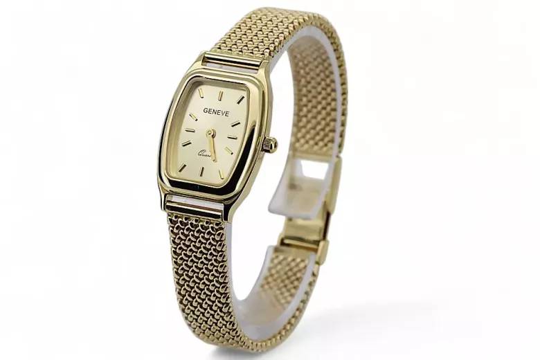 Reloj para hombres de oro Geneve ★ https://zlotychlopak.pl/es/ ★ Pureza de oro 585 333 Precio bajo!