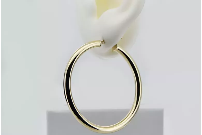 Pendientes de oro ★ https://zlotychlopak.pl/es/ ★ Muestra de oro 585 333 Precio bajo!