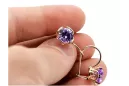 Alexandrite Original Vintage 14K Pendientes de oro rosa Vect029r