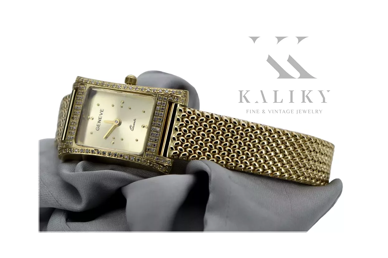 Reloj para hombres de oro Geneve ★ https://zlotychlopak.pl/es/ ★ Pureza de oro 585 333 Precio bajo!