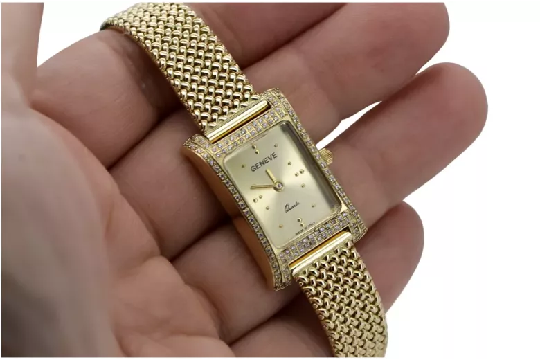 Reloj para hombres de oro Geneve ★ https://zlotychlopak.pl/es/ ★ Pureza de oro 585 333 Precio bajo!