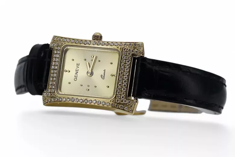 Gold ladies watch ★ zlotychlopak.pl ★ Gold purity 585 333 Low price!