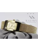 Gold men's watch Geneve ★ zlotychlopak.pl ★ Gold purity 585 333 Low Price!