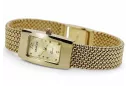 Gold men's watch Geneve ★ zlotychlopak.pl ★ Gold purity 585 333 Low Price!