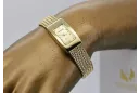 Gold men's watch Geneve ★ zlotychlopak.pl ★ Gold purity 585 333 Low Price!