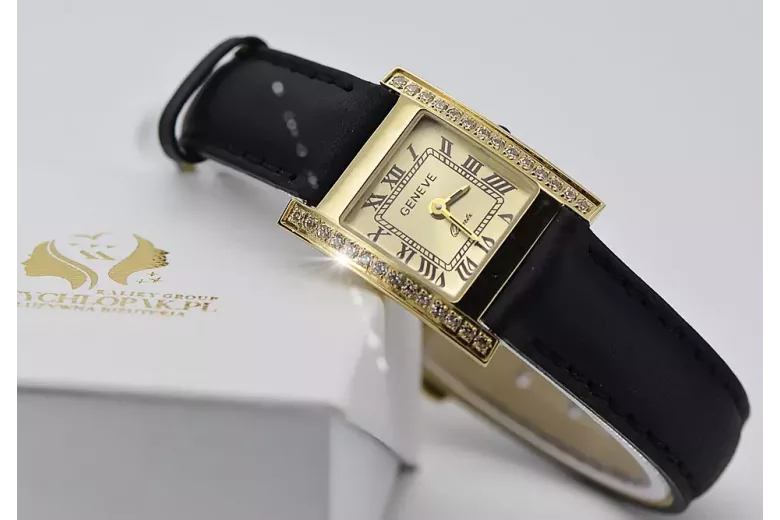 Montre hommes d'or Geneve ★ https://zlotychlopak.pl/fr/ ★ Pureté d'or 585 333 Low Price!