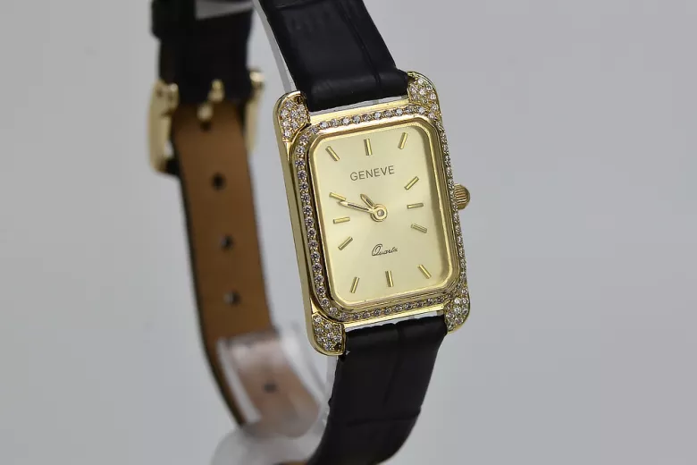 Gold ladies watch ★ zlotychlopak.pl ★ Gold purity 585 333 Low price!