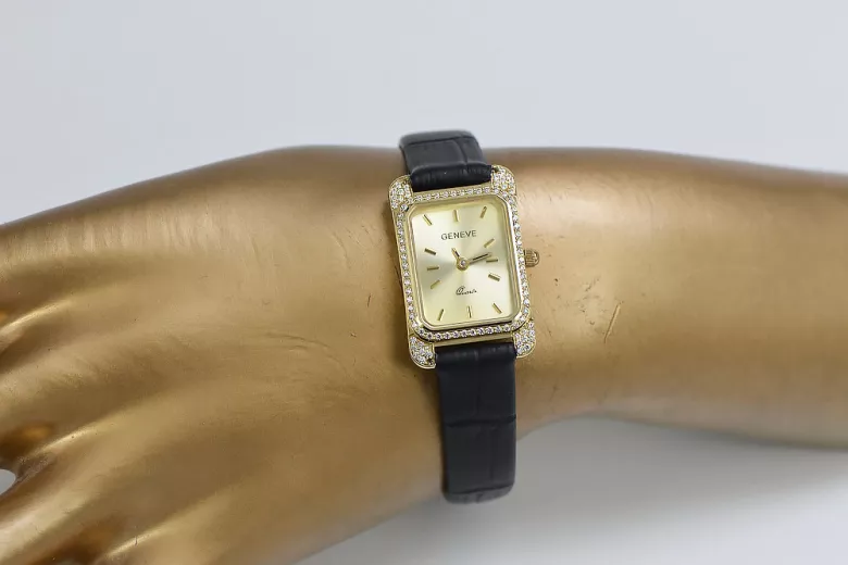 Montre femme en or ★ https://zlotychlopak.pl/fr/ ★ Pureté de l'or 585 333 Prix bas !