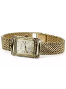 Gold men's watch Geneve ★ zlotychlopak.pl ★ Gold purity 585 333 Low Price!