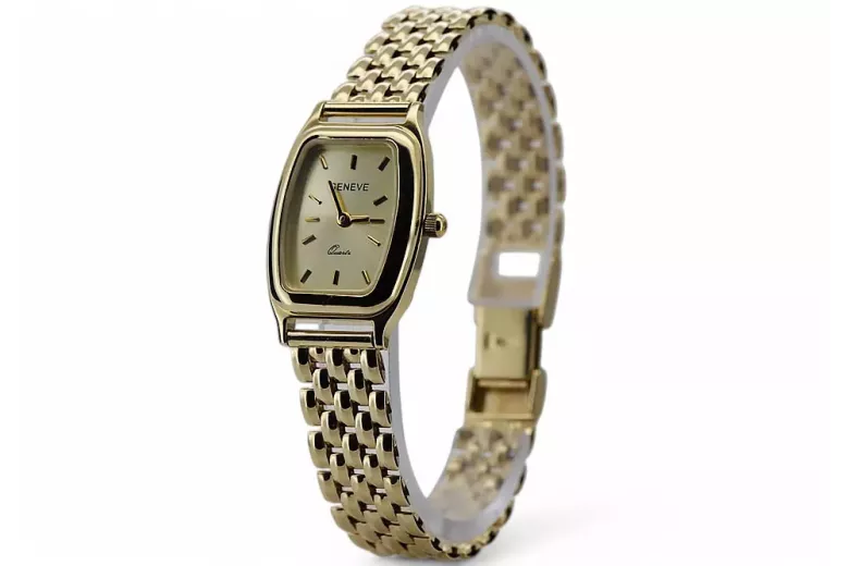 Reloj para hombres de oro Geneve ★ https://zlotychlopak.pl/es/ ★ Pureza de oro 585 333 Precio bajo!