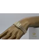 This is a 14K Geneva, Italian, zircon, gold watch