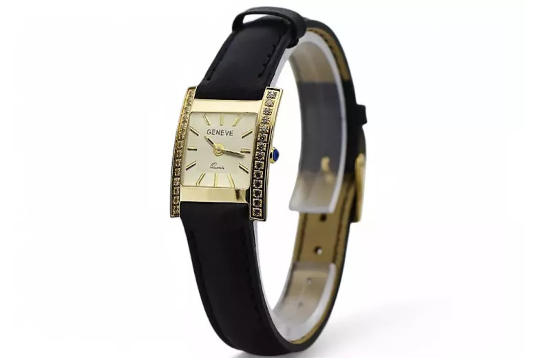 Reloj para hombres de oro Geneve ★ https://zlotychlopak.pl/es/ ★ Pureza de oro 585 333 Precio bajo!