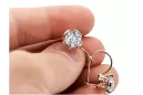 Cercei stil vintage Zircon Original Vintage 14K Rose Gold vec029r