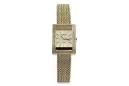 14K Gold Diamond Women's Watch, Rectangle 0.25ct lwd035ydg&lbw003y