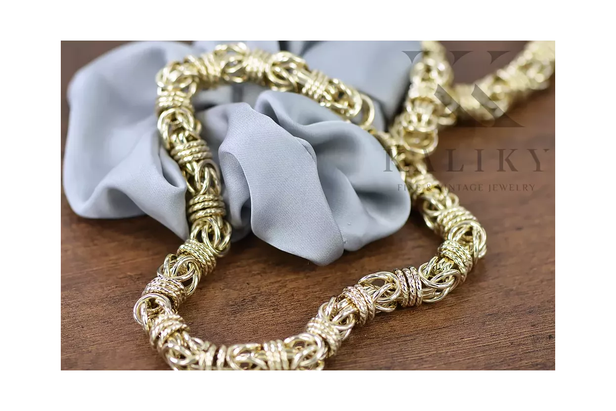 Yellow rose gold chain ★ russiangold.com ★ Gold 585 333 Low price