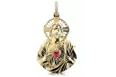 Colgante con icono de medallón de Jesús ★ https://zlotychlopak.pl/es/ ★ Oro 585 333 precio bajo