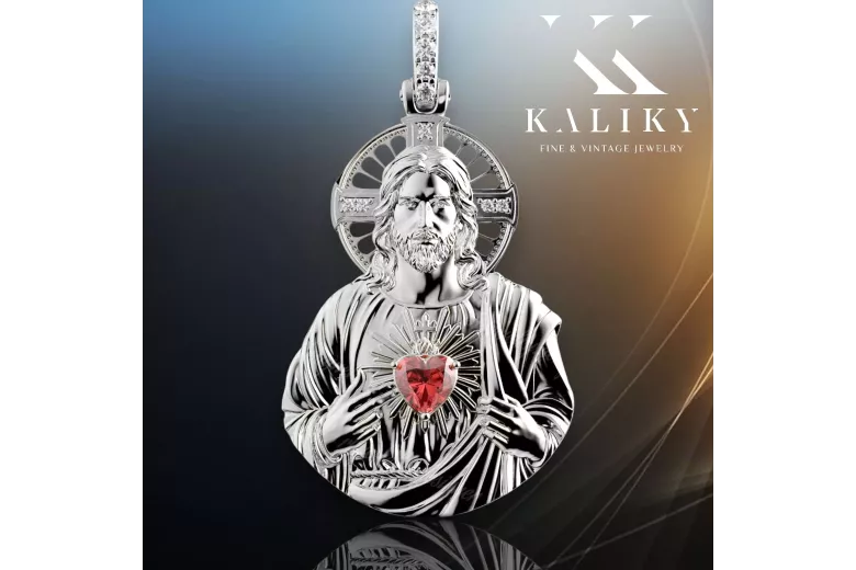 Colgante de icono de medallón de Jezus ★ https://zlotychlopak.pl/es/ ★ Oro 585 333 bajo precio