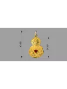 Jezus médaillon icône pendentif ★ https://zlotychlopak.pl/fr/ ★ Gold 585 333 bas prix