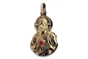 Colgante con icono de medallón de Jesús ★ https://zlotychlopak.pl/es/ ★ Oro 585 333 precio bajo