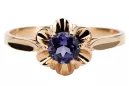 Jewlery кільце Alexandrite оригінальний Vintage 14K рожевий золото vrc004r