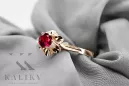 Ruby Original Vintage 14K Rose Gold Ring Vintage craft vrc004r