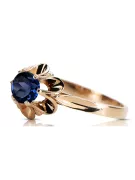 Vintage Ring Sapphire Original Vintage 14K Rose Gold vrc004r