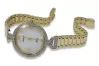 Yellow 14k gold lady pearl dial Geneve watch Lady Gift lw004ydpr