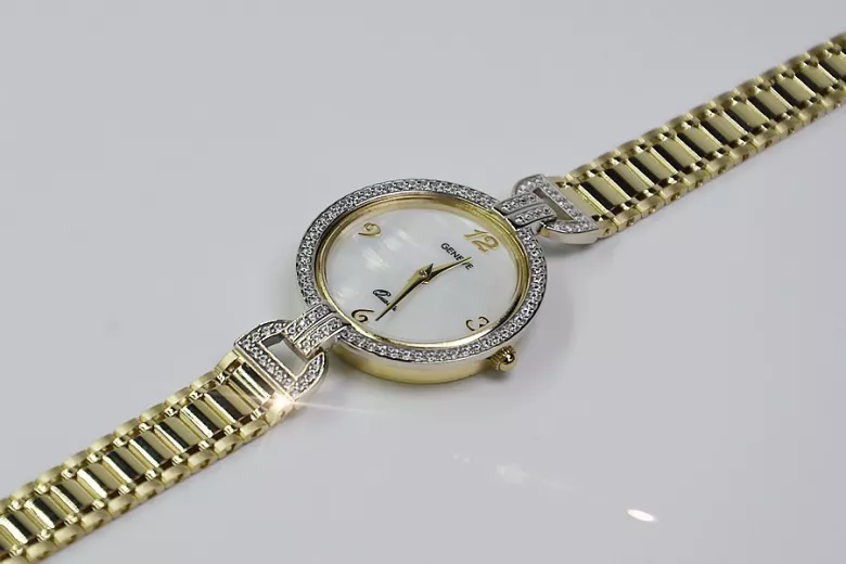 Gold Ladies watch ★ https://zlotychlopak.pl/fr/ ★ Pureté d'or 585 333 Low price!