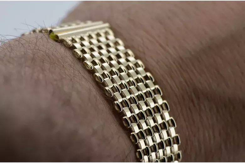Yellow rose gold bracelet ★ russiangold.com ★ Gold 585 333 Low price