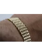Yellow rose gold bracelet ★ russiangold.com ★ Gold 585 333 Low price