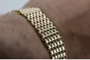 Yellow rose gold bracelet ★ russiangold.com ★ Gold 585 333 Low price