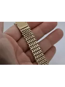Yellow rose gold bracelet ★ russiangold.com ★ Gold 585 333 Low price