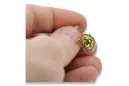 Cercei din aur peridot sovietic rusesc roz roz 14k 585 vec033 Cercei din aur peridot sovietic rusesc roz roz 14k 585 vec033