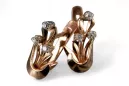 Ruso soviético rosa rosa 14k 585 pendientes de oro vec180 alejandrita rubí esmeralda zafiro ... Ruso soviético rosa rosa 14k 585 pendientes de oro vec180 alejandrita rubí esmeralda zafiro ...