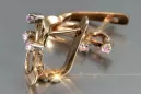 Vintage rose pink 14k 585 gold earrings vec180 alexandrite ruby emerald sapphire ... Vintage rose pink 14k 585 gold earrings vec180 alexandrite ruby emerald sapphire ...