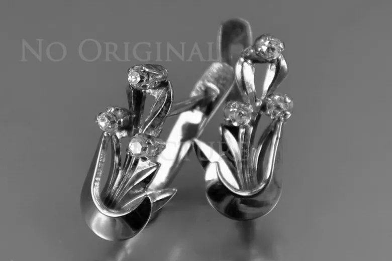 Boucles d’oreilles en or rose soviétique russe 14k 585 vec180 alexandrite rubis émeraude saphir ... Boucles d’oreilles en or rose soviétique russe 14k 585 vec180 alexandrite rubis émeraude saphir ...