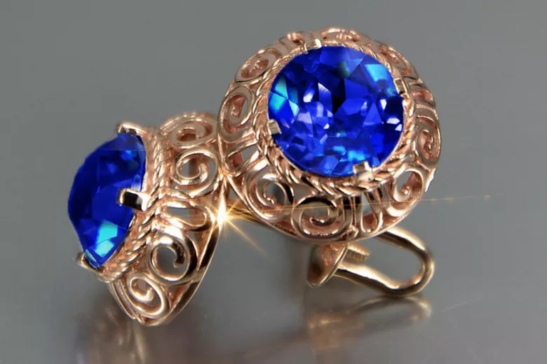 Ruso soviético rosa rosa 14k 585 pendientes de oro vec183 alejandrita rubí esmeralda zafiro ... Ruso soviético rosa rosa 14k 585 pendientes de oro vec183 alejandrita rubí esmeralda zafiro ...