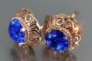 Ruso soviético rosa rosa 14k 585 pendientes de oro vec183 alejandrita rubí esmeralda zafiro ... Ruso soviético rosa rosa 14k 585 pendientes de oro vec183 alejandrita rubí esmeralda zafiro ...