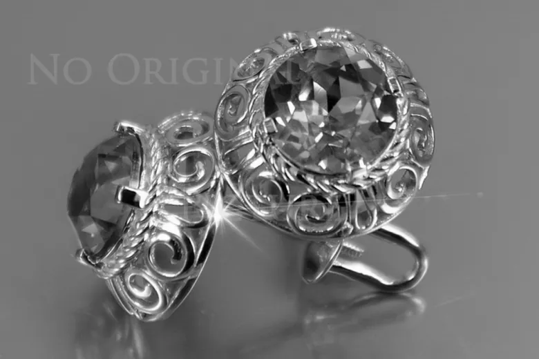 Ruso soviético rosa rosa 14k 585 pendientes de oro vec183 alejandrita rubí esmeralda zafiro ... Ruso soviético rosa rosa 14k 585 pendientes de oro vec183 alejandrita rubí esmeralda zafiro ...