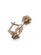 Russische Sowjetische Rose Pink 14k 585 Gold Ohrringe vec195 Alexandrit Rubin Smaragd Saphir ...
